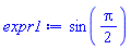 sin((1/2)*Pi)