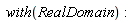 with(RealDomain)