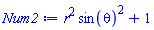 r^2*sin(theta)^2+1