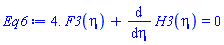 4.*F3(eta)+diff(H3(eta), eta) = 0