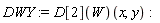 DWY := (D[2](W))(x, y)