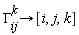 GAMMA[ij]^(k)->[i,j,k]