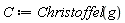 C := Christoffel(g)