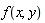 f(x, y)