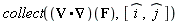 collect((V.VectorCalculus[Nabla])(F), [`#mover(mi(
