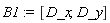 B1 := [D_x, D_y]