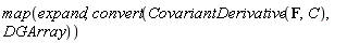 map(expand, convert(CovariantDerivative(F, C), DGArray))