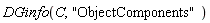DGinfo(C, 