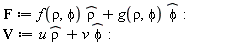 F := f(rho, phi)*`#mover(mi(
