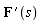 (D(F))(s)