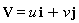 V = u*i+v*j