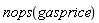 nops(gasprice)