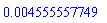0.4555557749e-2