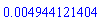 0.4944121404e-2