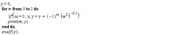 y = 0;