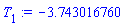 T[1] := -3.743016760