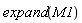 expand(M1)