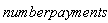 numberpayments