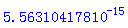 0.5563104178e-14
