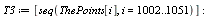 T3 := [seq(ThePoints[i], i = 1002 .. 1051)]