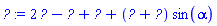 2*r__1-r__0+r__2+(r__1+r__2)*sin(alpha)
