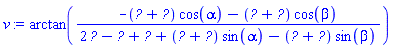 arctan((-(r__1+r__2)*cos(alpha)-(r__1+r__2)*cos(beta))/(2*r__1-r__0+r__2+(r__1+r__2)*sin(alpha)-(r__1+r__2)*sin(beta)))