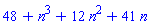 48+n^3+12*n^2+41*n