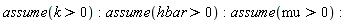 assume(k > 0):