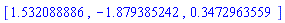 [1.532088886, -1.879385242, .3472963559]