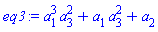 a[1]^3*a[3]^2+a[1]*a[3]^2+a[2]