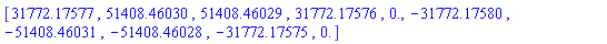 [31772.17577, 51408.46030, 51408.46029, 31772.17576, 0., -31772.17580, -51408.46031, -51408.46028, -31772.17575, 0.]