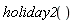 holiday2()