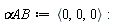 `&alpha;AB` := `<,>`(0, 0, 0)