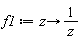 f1 := proc (z) options operator, arrow; 1/z end proc