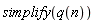 simplify(q(n))