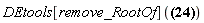 DEtools[remove_RootOf](u(x, y) = RootOf(-y^3+3*y^2*_Z-3*y*_Z^2+_Z^3-_F1(_Z)-x))