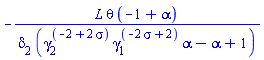 -L*theta*(-1+alpha)/(delta[2]*(gamma[2]^(-2+2*sigma)*gamma[1]^(-2*sigma+2)*alpha-alpha+1))