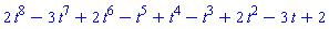 2*t^8-3*t^7+2*t^6-t^5+t^4-t^3+2*t^2-3*t+2