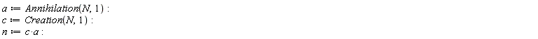 a := Annihilation(N, 1):