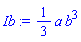 (1/3)*a*b^3