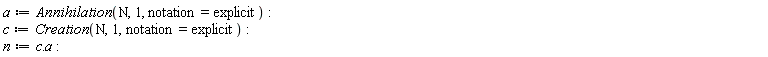 a := Annihilation(N, 1, notation = explicit):