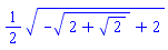 (1/2)*(-(2+2^(1/2))^(1/2)+2)^(1/2)