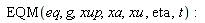 EQM(eq, g, xup, xa, xu, eta, t):
