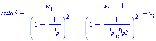 w[1]/(1+1/exp(mu[p]))^2+(-w[1]+1)/(1+1/(exp(mu[p])*exp(eta[p2])))^2 = s[3]