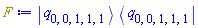 Physics:-`*`(Physics:-Ket(q, 0, 0, 1, 1, 1), Physics:-Bra(q, 0, 0, 1, 1, 1))