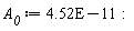 A__0 := 0.452e-10: