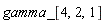 gamma_[4, 2, 1]
