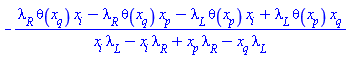 -(lambda__R*theta(x__q)*x__i-lambda__R*theta(x__q)*x__p-lambda__L*theta(x__p)*x__i+lambda__L*theta(x__p)*x__q)/(x__i*lambda__L-x__i*lambda__R+x__p*lambda__R-x__q*lambda__L)