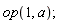 op(1, a)