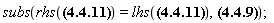 subs(rhs(Physics[Vectors][Norm](k_)^2 = k__x^2+k__y^2+k__z^2) = lhs(Physics[Vectors][Norm](k_)^2 = k__x^2+k__y^2+k__z^2), k__x^2+k__y^2+k__z^2 = mu*varepsilon*omega^2)